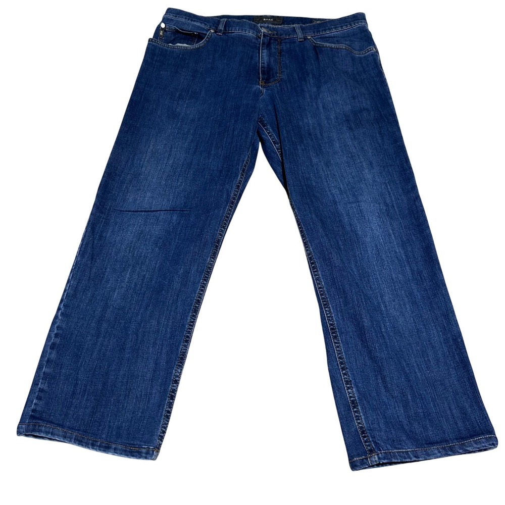 Brax Cooper Denim Jeans Mens 36 28 Blue Masterpiece Regular Fit Straight Leg